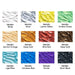 MEEDEN Metallic Acrylic Paint, Set of 12 Vibrant Colors/Tubes (0.74 oz, 22 ml) - MEEDEN ARTPaint