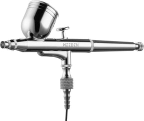 MEEDEN Mini Airbrush Kit, Dual-Action Gravity Feed 0.5mm Airbrush, 12 Colors Airbrush Paint Set MEEDEN