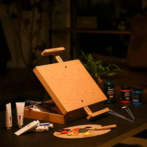 MEEDEN Tabletop Easel Sketch Box Made of Solid Beech Wood-HBX-6 - MEEDEN ARTEasel