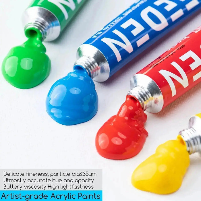 MEEDEN Acrylic Paint, Vibrant Color, 12*0.74 oz/22 ml - MEEDEN ARTPaint