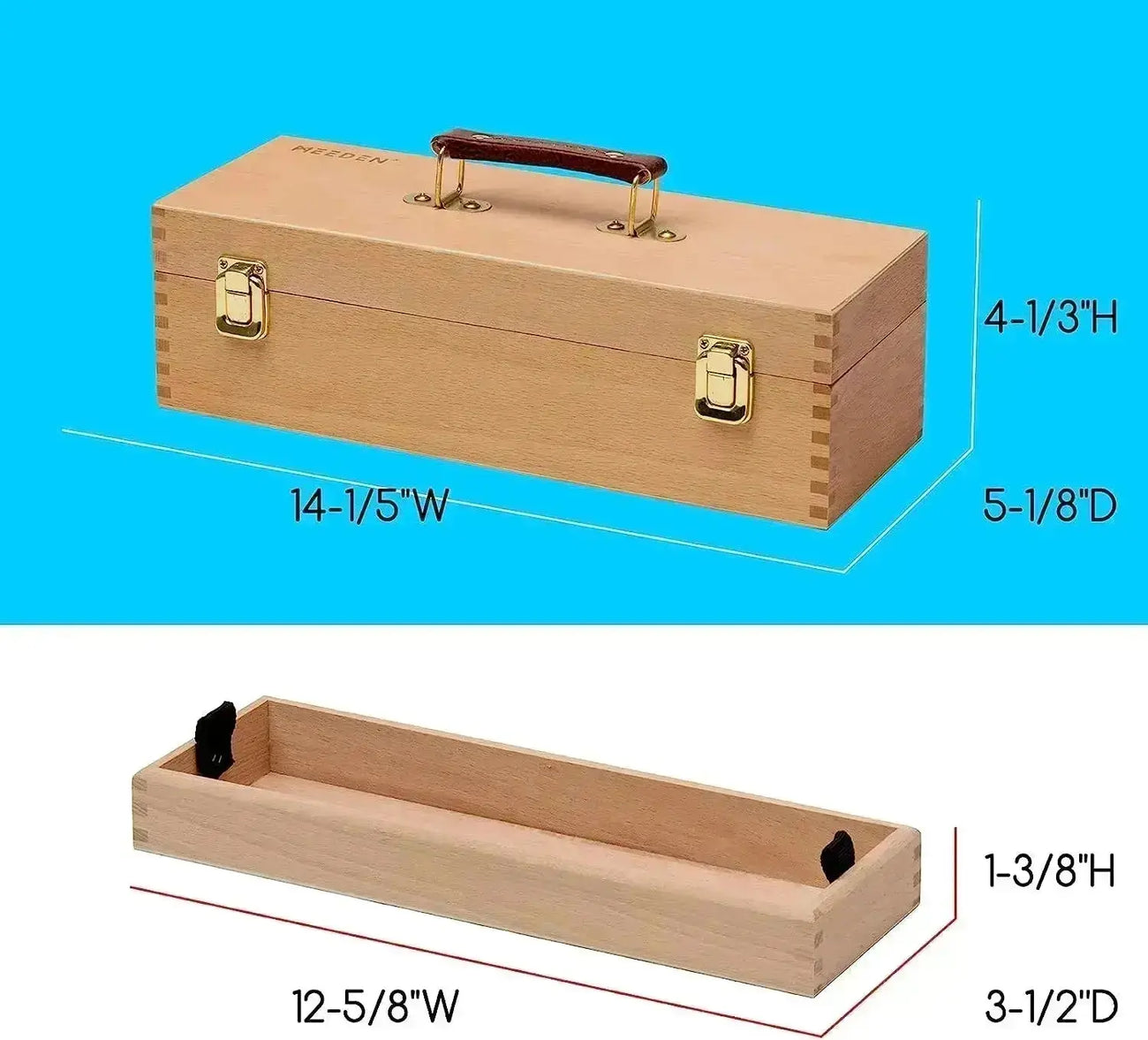 Medium Multi-Function Storage Box with Lift Out Trays - MEEDEN ART