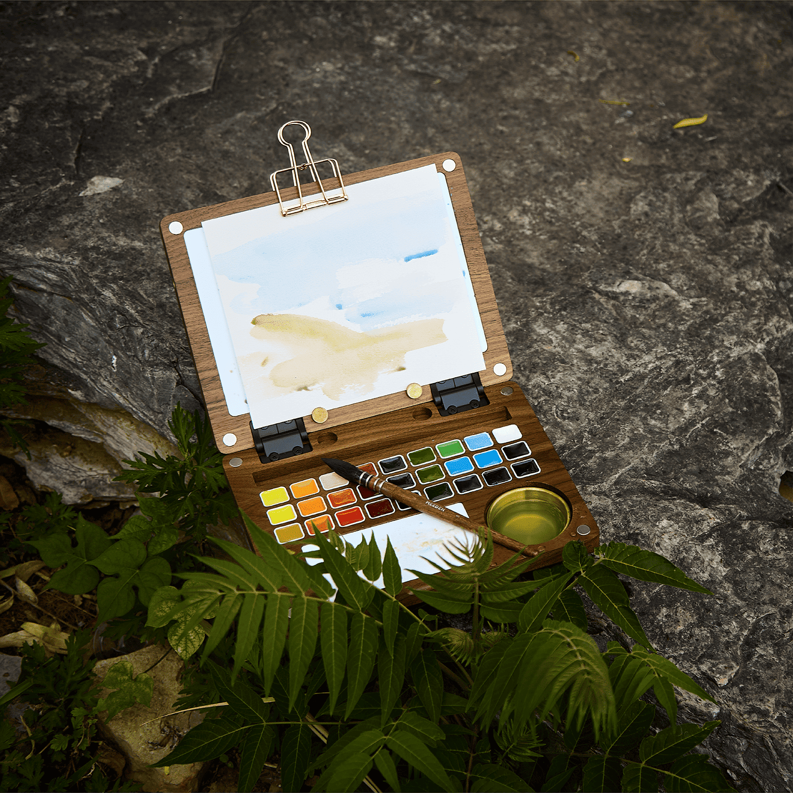 MEEDEN Premium Artist-Grade Watercolor Set - Luxury 27 Color Collection with Black Walnut Case