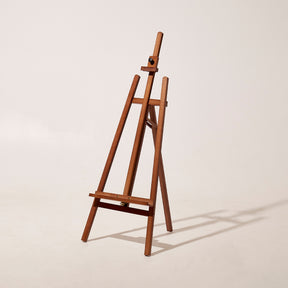 MEEDEN Basic Beechwood A-Frame Painting Art Easel-Dark Walnut-W01D