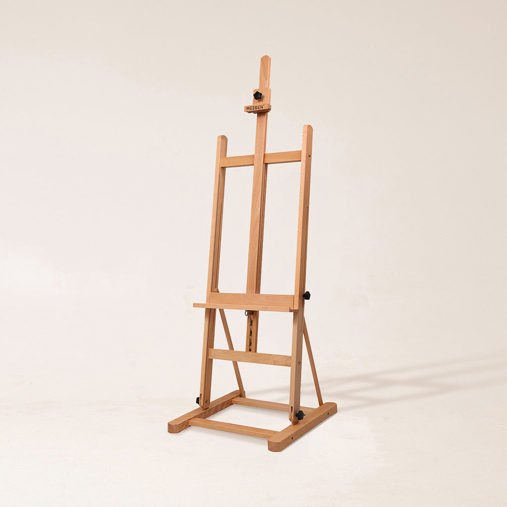 Solid Beechwood H Frame Art Easel Stand W02B