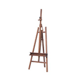 MEEDEN Large A-Frame Adjustable Artist Easel Stand-Walnut-W09B