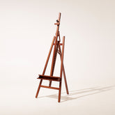 MEEDEN Large A-Frame Adjustable Artist Easel Stand-Dark Walnut-W09B