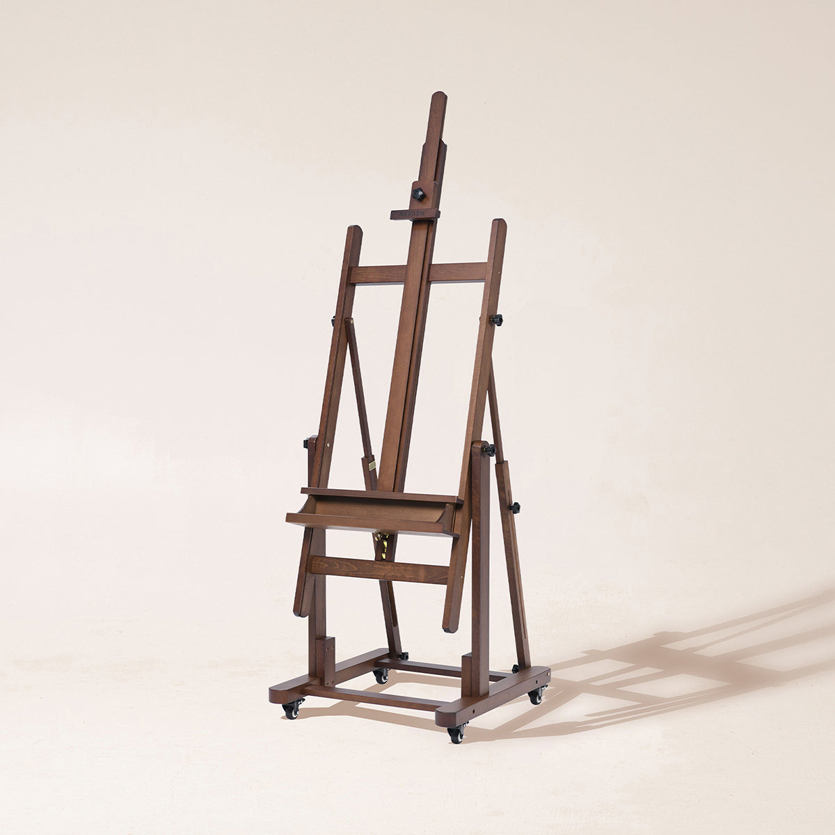 MEEDEN Extra Large Heavy Duty Artist Easel Stand-Walnut- W11