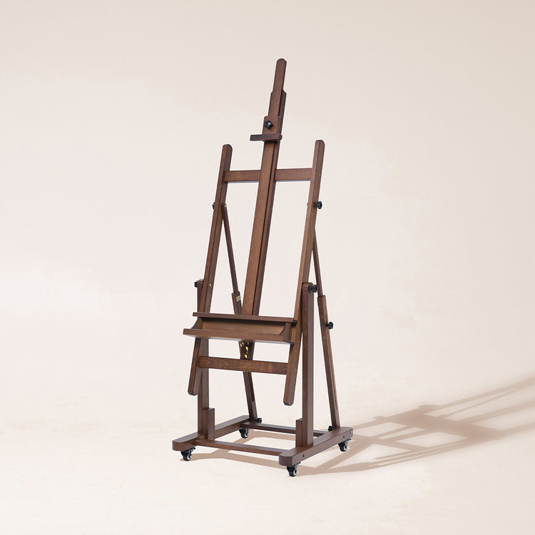 MEEDEN Extra Large Heavy Duty Artist Easel Stand - Walnut Finish