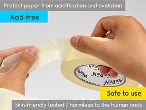 MEEDEN 5 Pack Artist Tape 0.2",0.5",0.75",1.0",1.4" 180.45FT (55m) Art Tape
