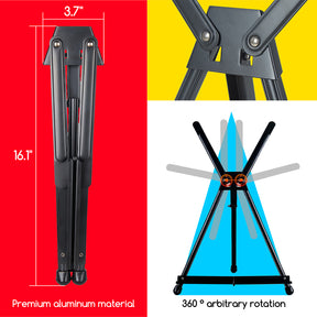 MEEDEN Aluminum Tripod Tabletop Easel-1 Pieces