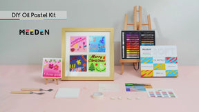 MEEDEN Soft Oil Pastel Kit: 90 Pcs DIY Oil Pastel Set for Beginners Artists