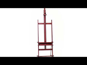 MEEDEN Large H-Frame Artist Easel with Large Tray-Walnut-W02D