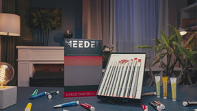 MEEDEN Acrylic Paint Brushes, 10 Pieces - MEEDEN ART