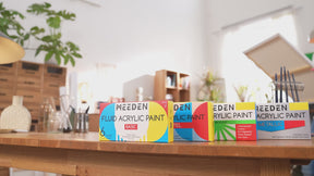 MEEDEN Fluid Fluorescent Acrylic Paint Set, 6x2 oz/60 ml - MEEDEN ART